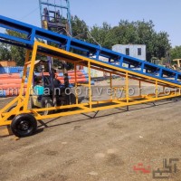 دستگاه نقاله چرخ‌ دار متحرک با جک هیدرولیک