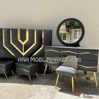 فروش خواب کامل مشکی طلایی