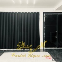 پرده مینیمال اروپایی با ریل فانتزی