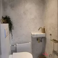 اجرای میکروسمنت سرویس بهداشتی و حمام