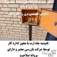 تاییدیه چاه ارت با مجوز اداره کار توسط شرکت بازرسی معتبر و دارای پروانه صلاحیت در کرج و استان البرز