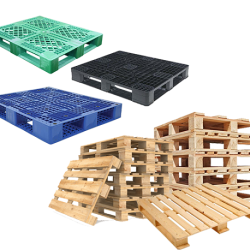 بررسی کامل مزایا و معایب پالت های پلاستیکی و چوبی